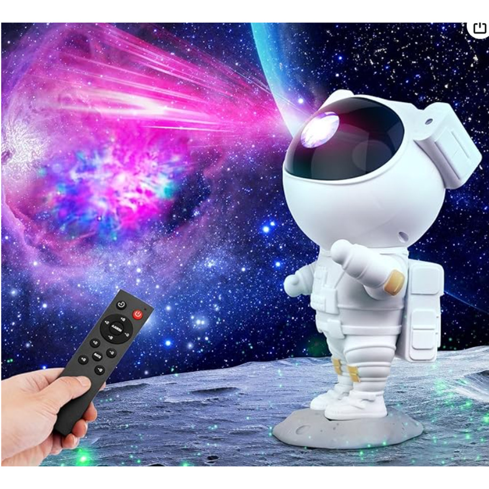 Astronaut Galaxy Projector Night Light Projector with Timer and Remote-Medium